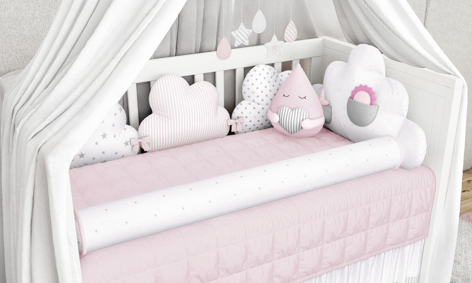 Kit Berço Nuvem de Algodão