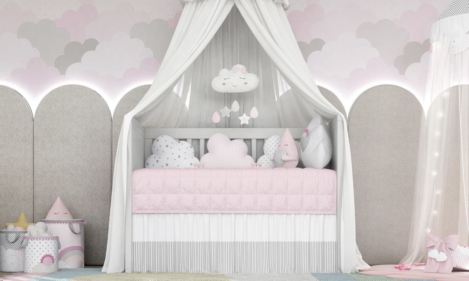 Kit Berço Nuvem de Algodão