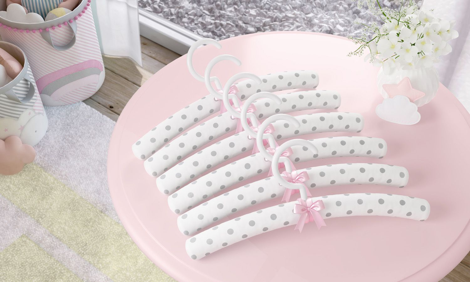 Kit Cabides Salmão Poá