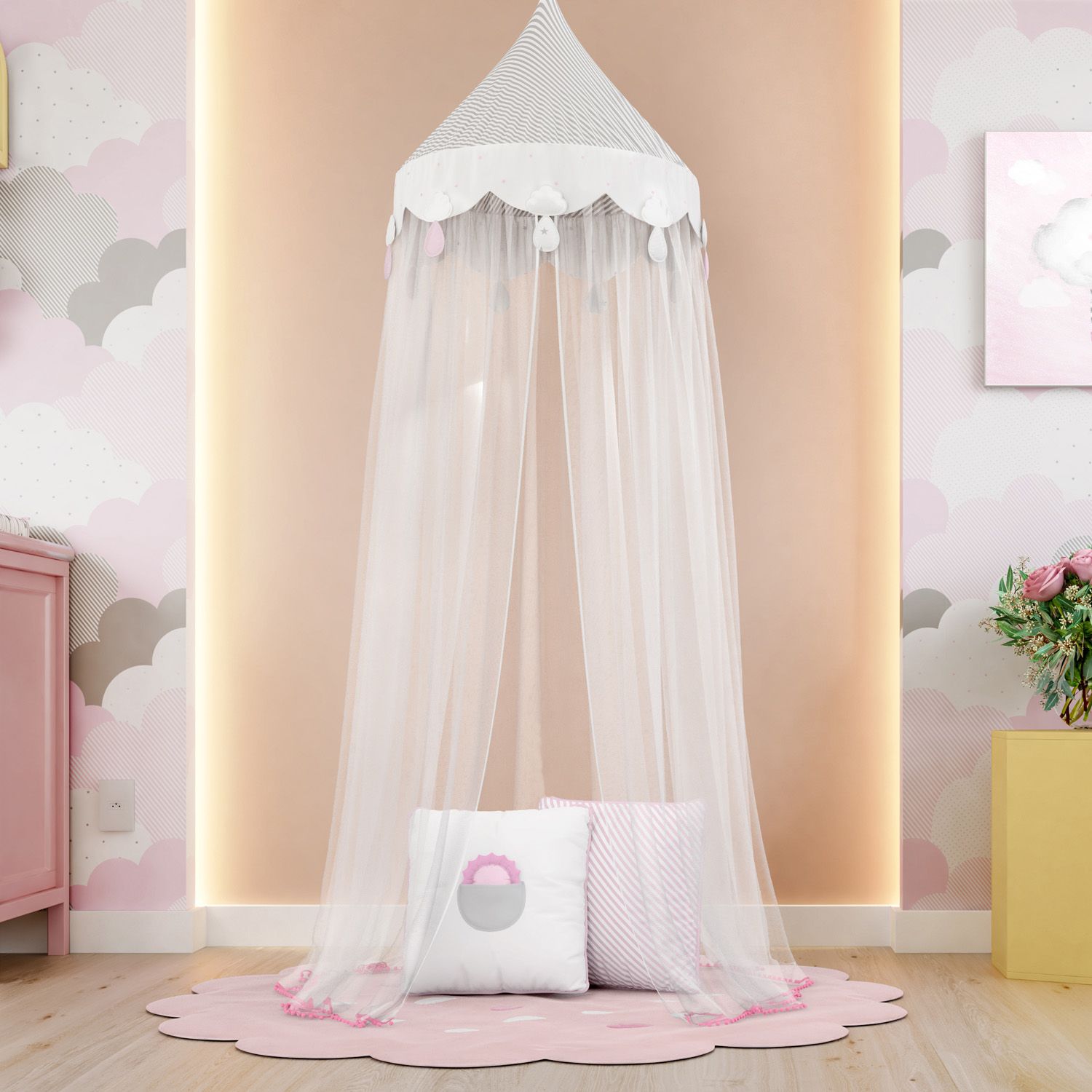 Tenda Dossel Nuvem de Algodão 2m