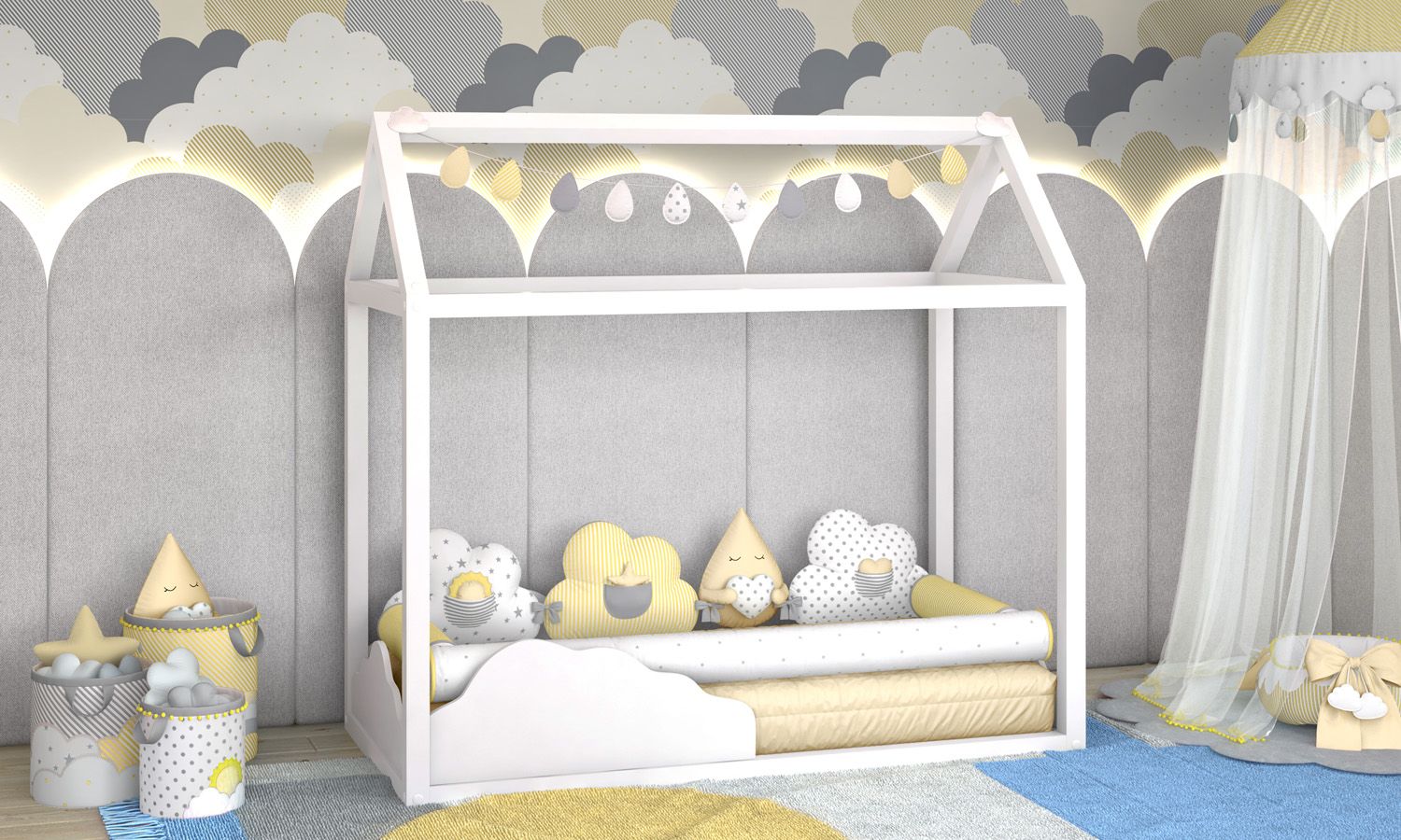 Kit Montessoriano Nuvem de Algodão