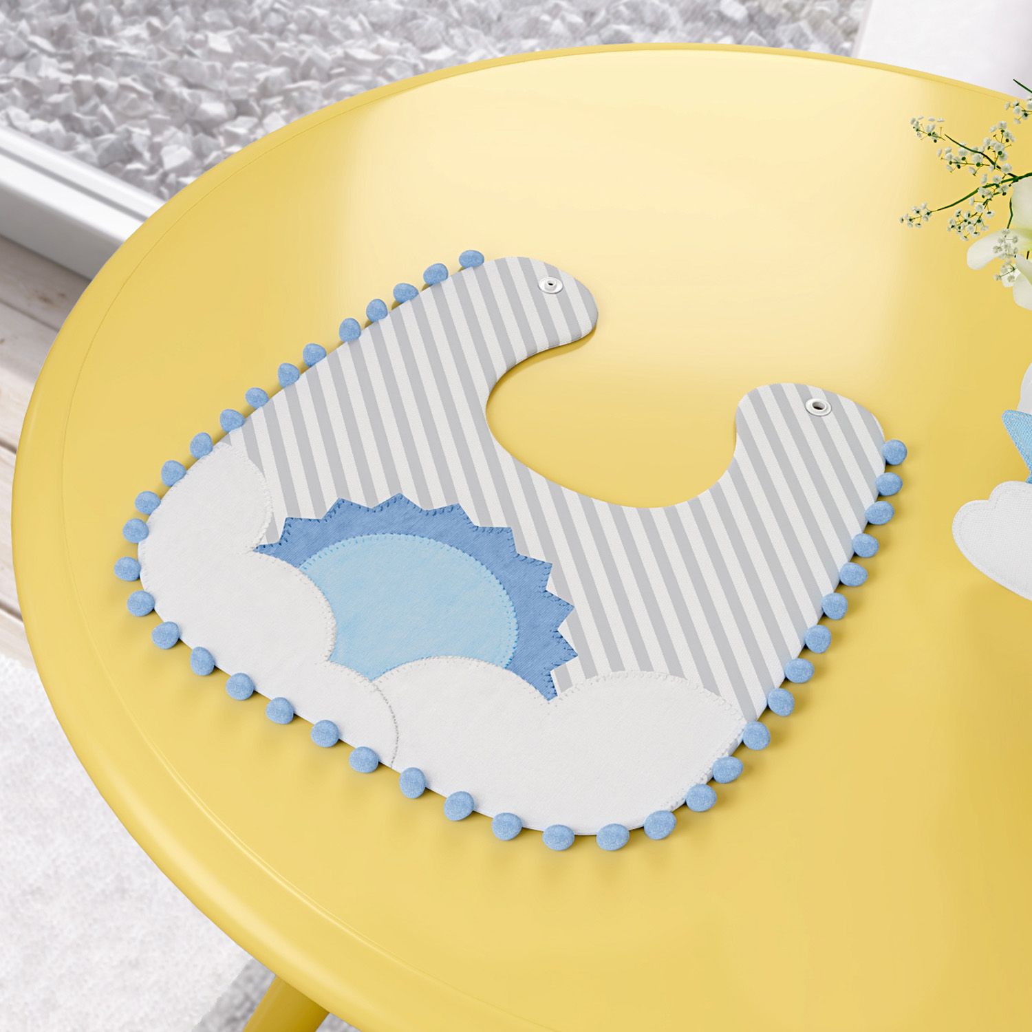 Babador Sol na Nuvem de Algodão