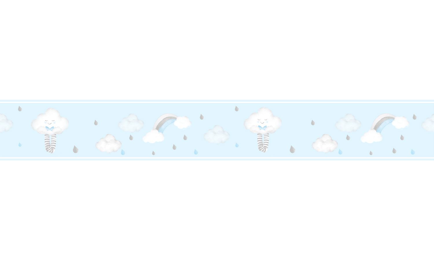 Faixa Adesiva de Parede Nuvem de Algodão