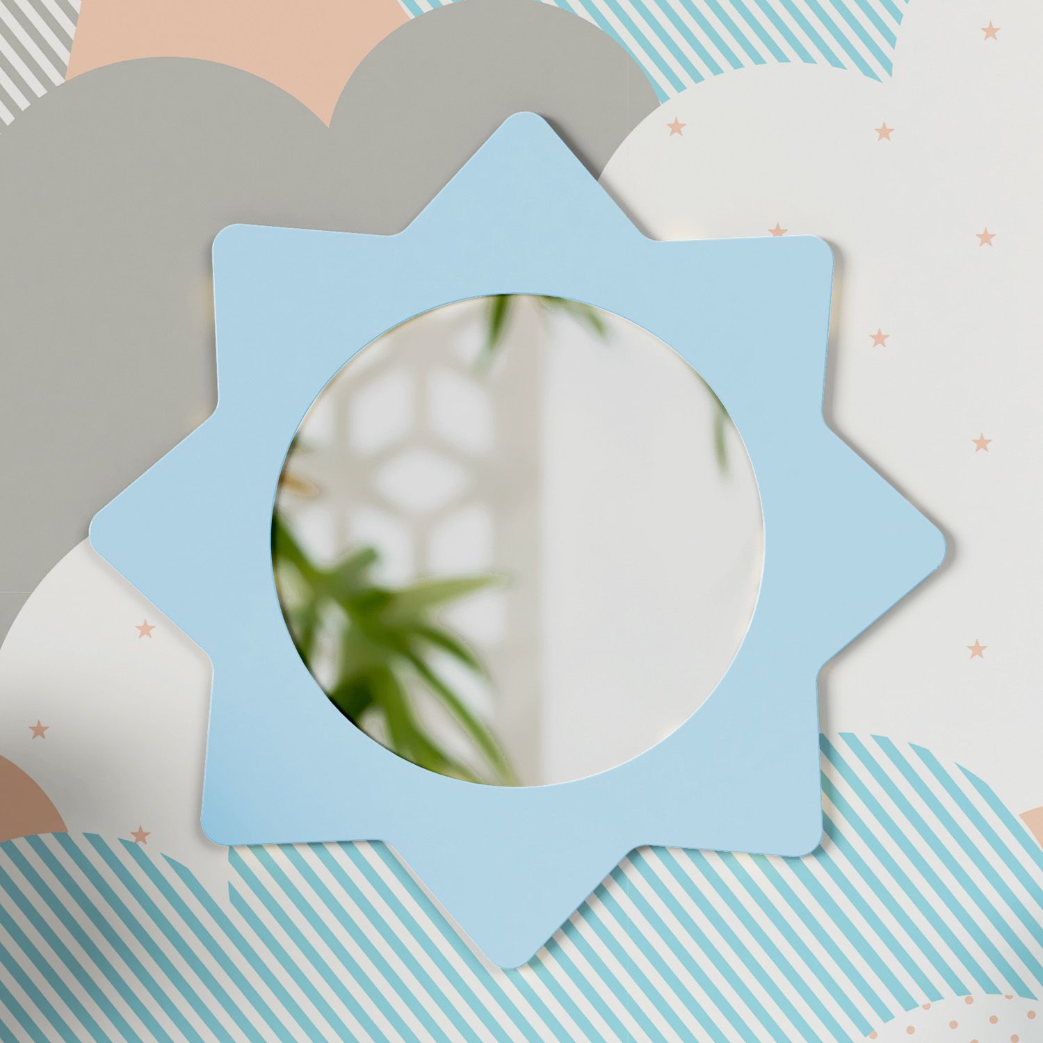 Espelho Redondo Sol 20cm