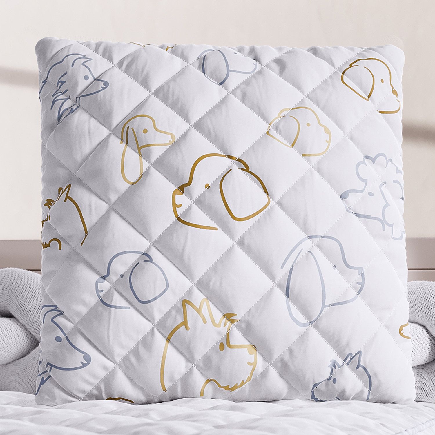 Almofada Matelada Cachorrinhos 38cm