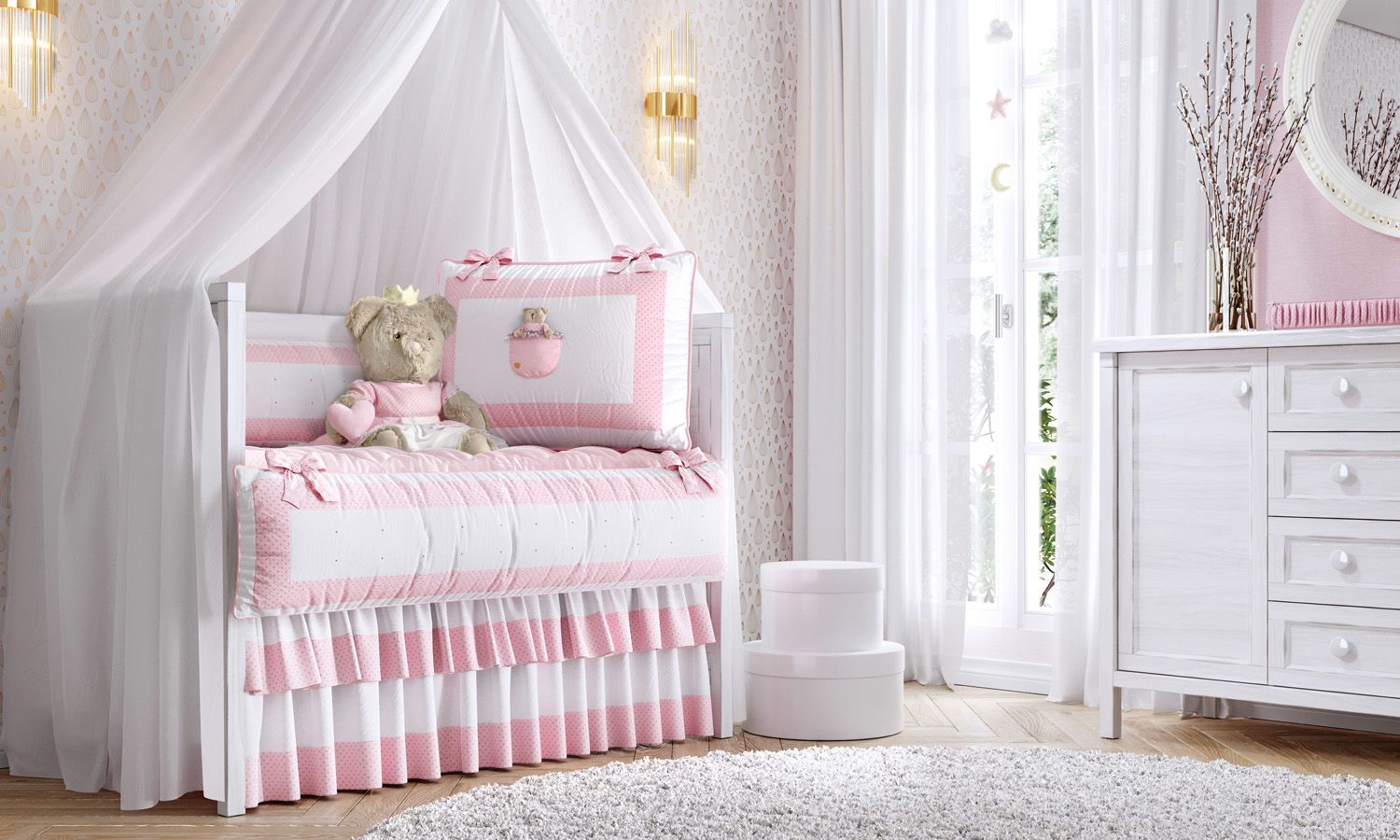 Kit Berço Ursinha Princesa