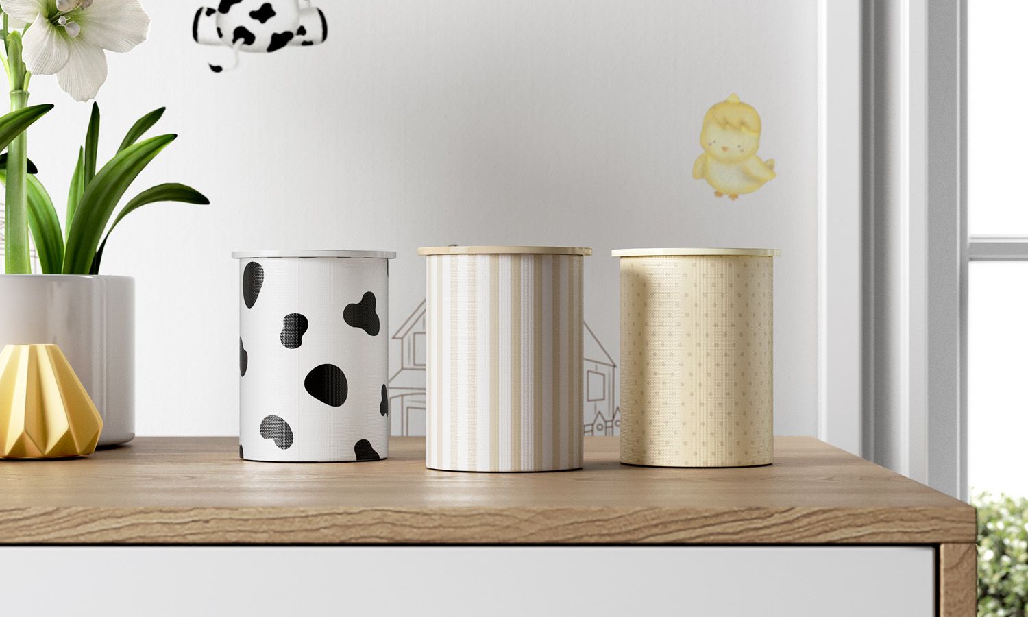 Jogo de Potes Fazendinha