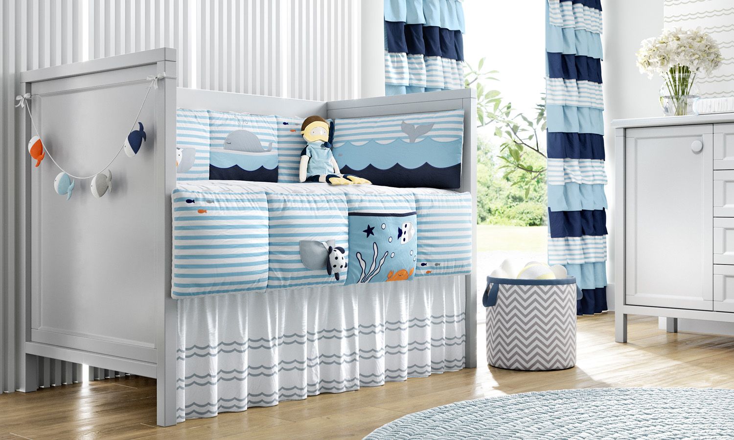 Kit Berço Fundo do Mar