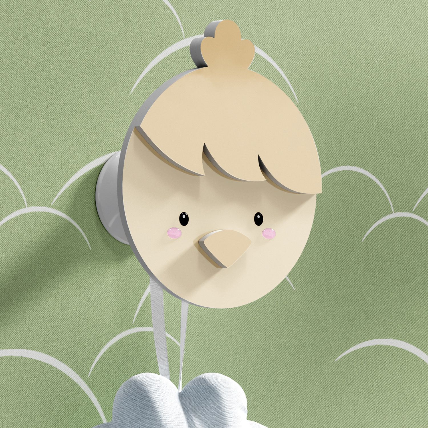 Cabideiro de Parede Amiguinho Pintinho