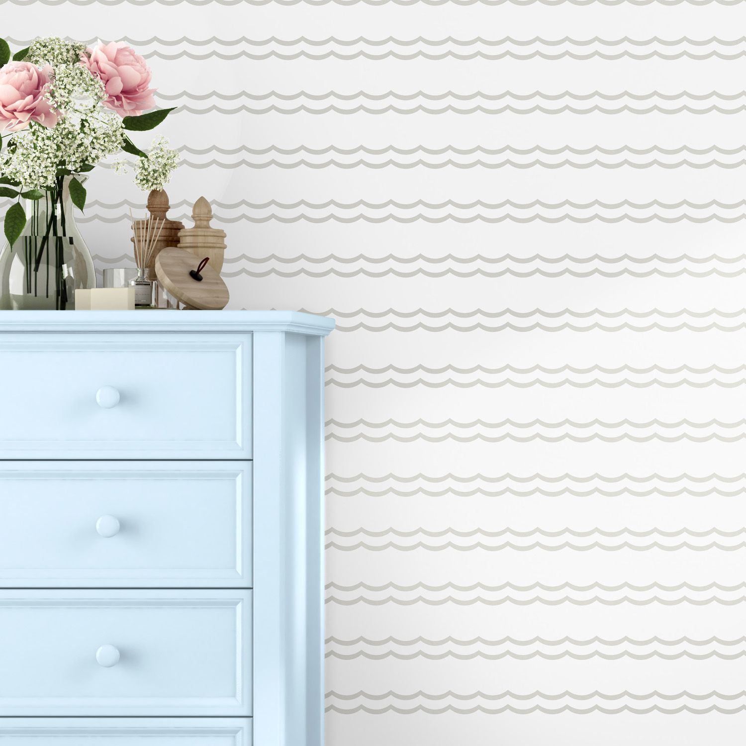 Papel de Parede Ondinhas 3m