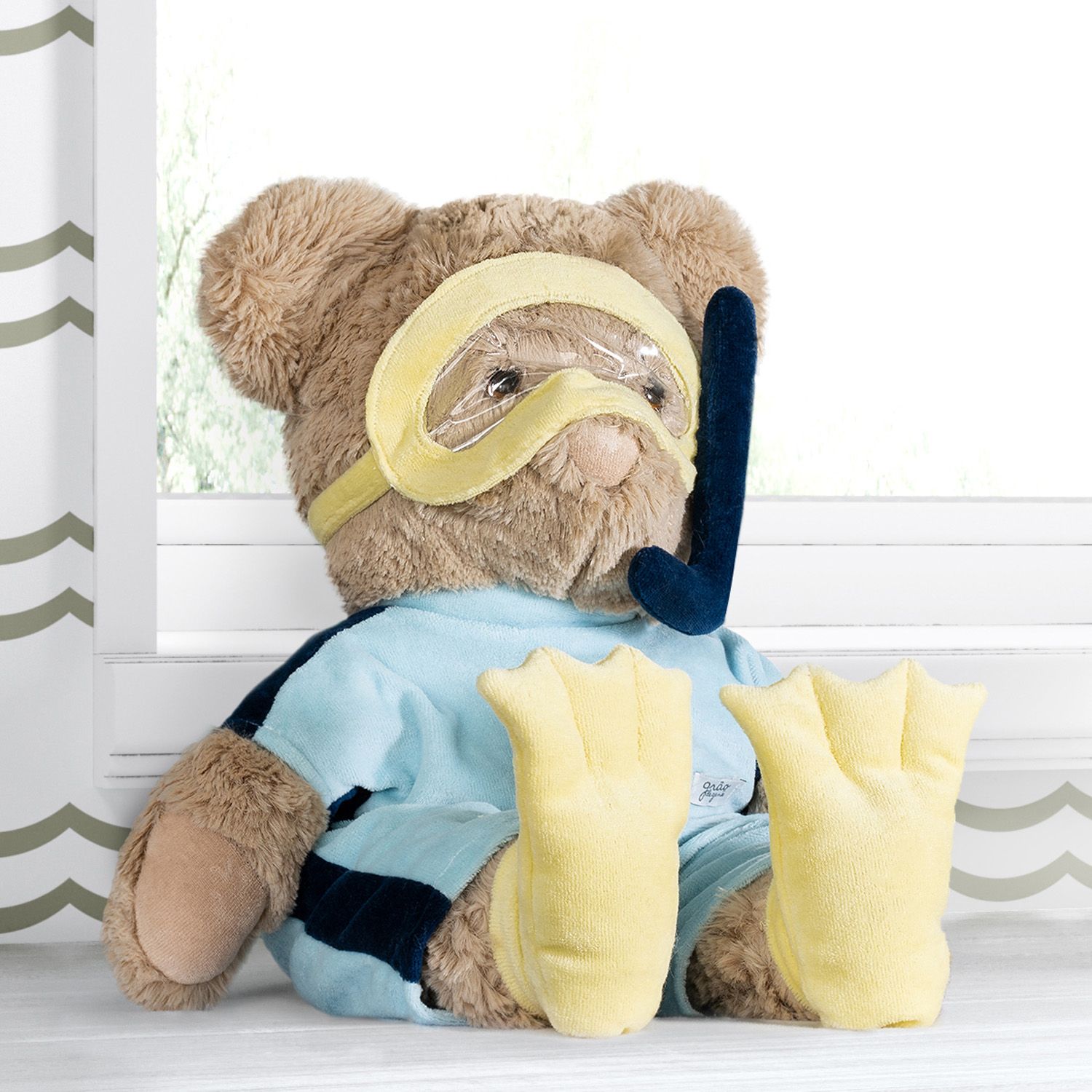 Urso Mergulhador Premium 33cm