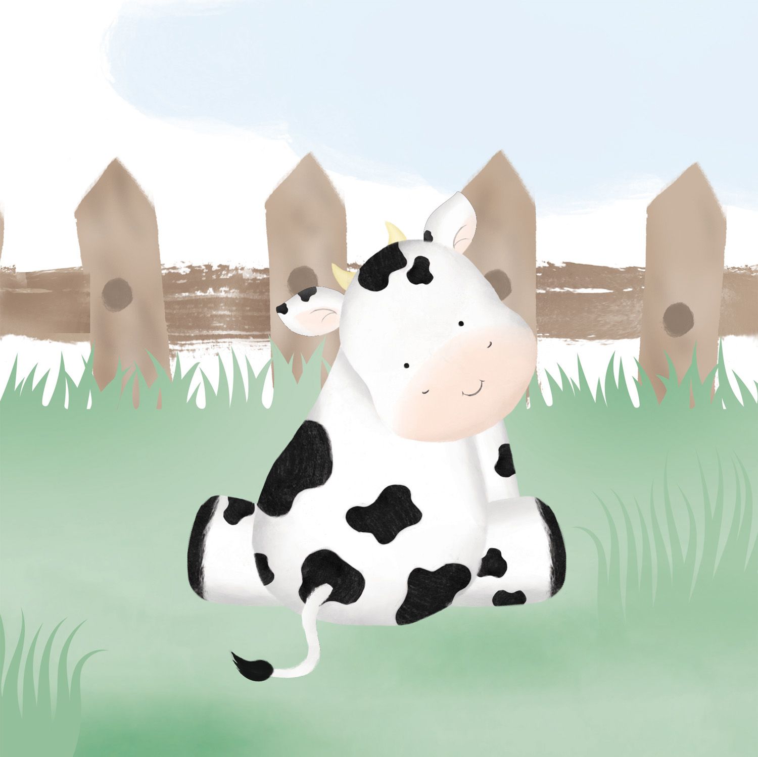 Faixa Adesiva de Parede Amiguinhos Fazendinha