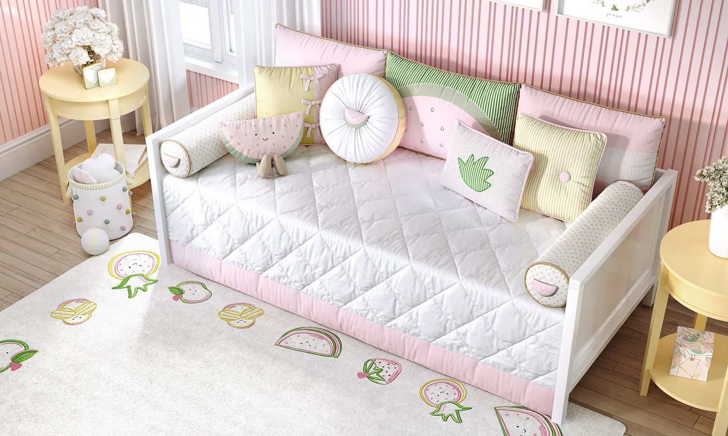 Kit Cama Babá Frutinhas