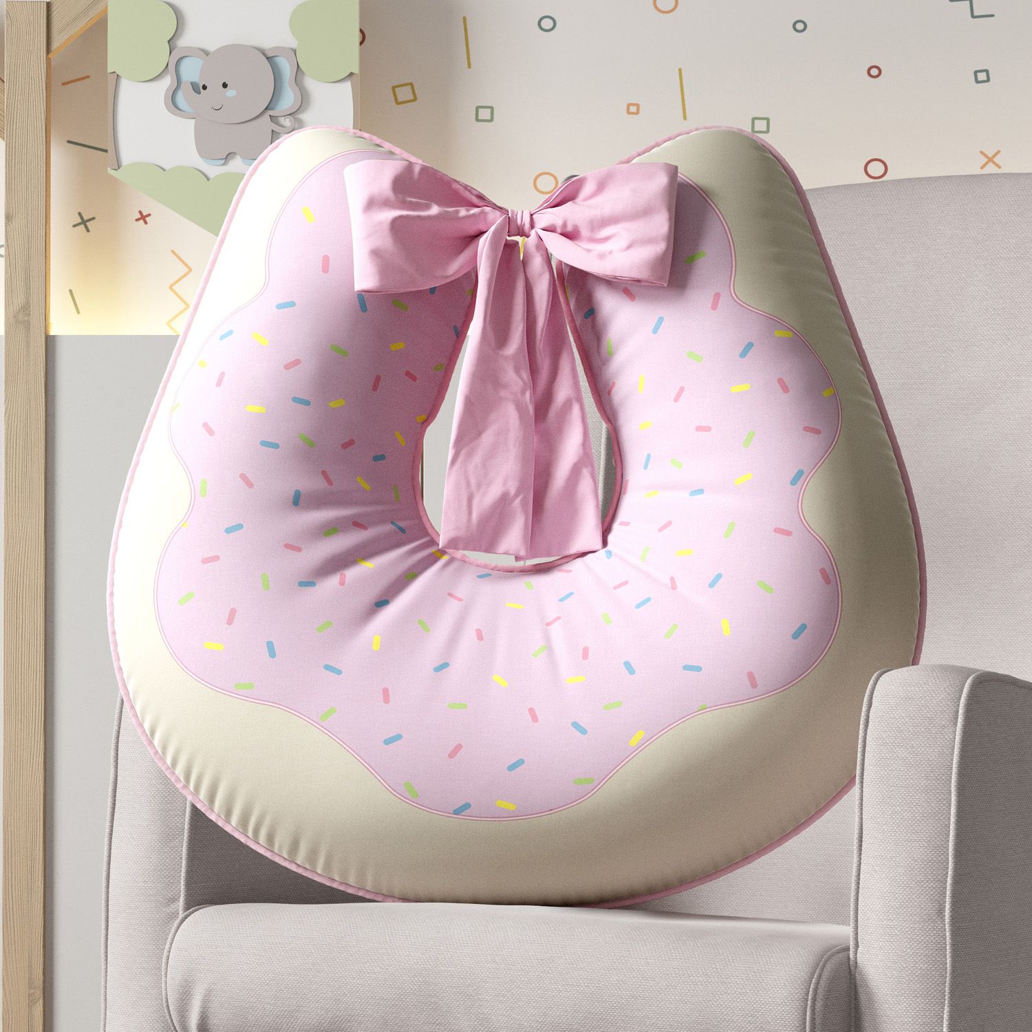 Almofada Amamentação Doce Encanto Donut