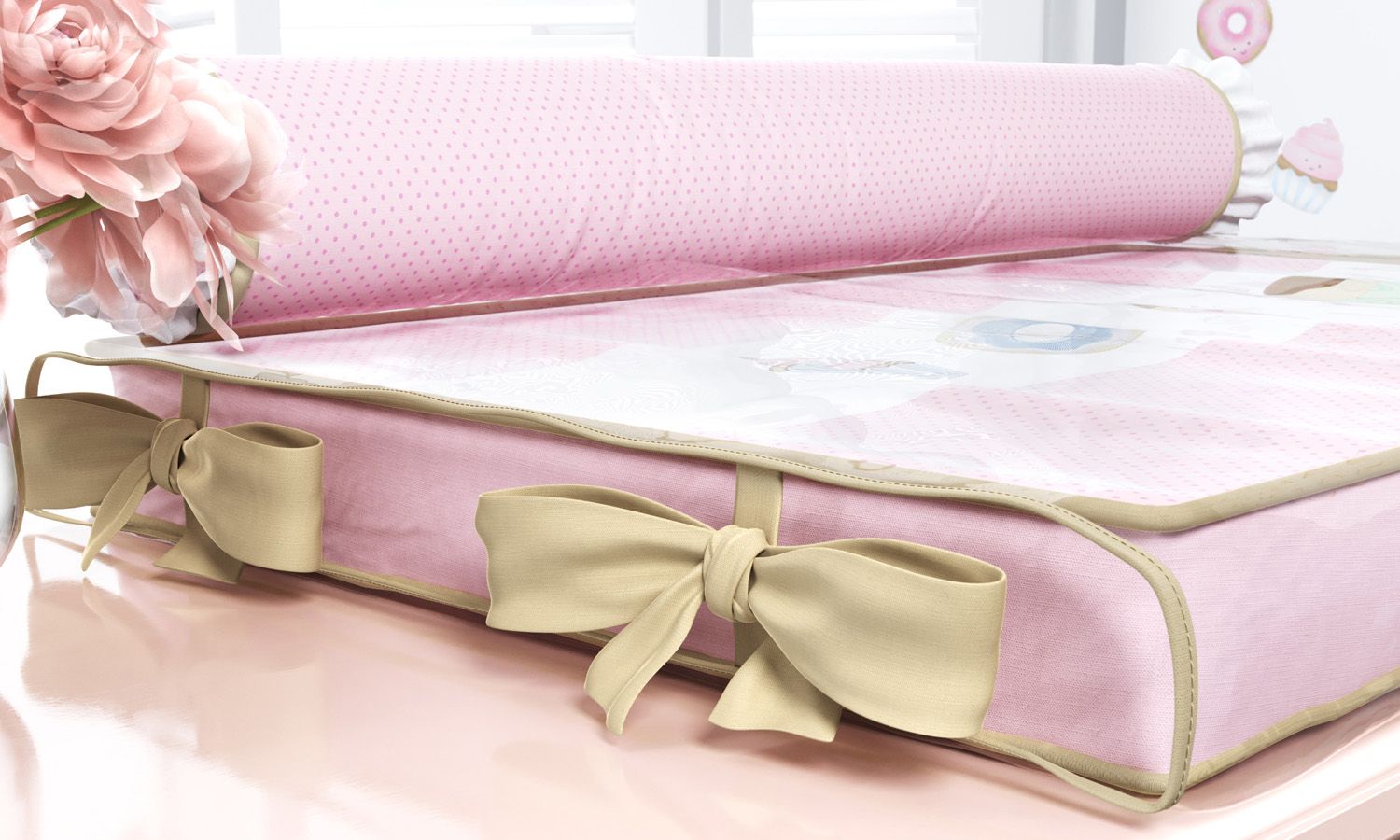 Trocador de Fraldas com Rolinho Doce Encanto — vista alternativa