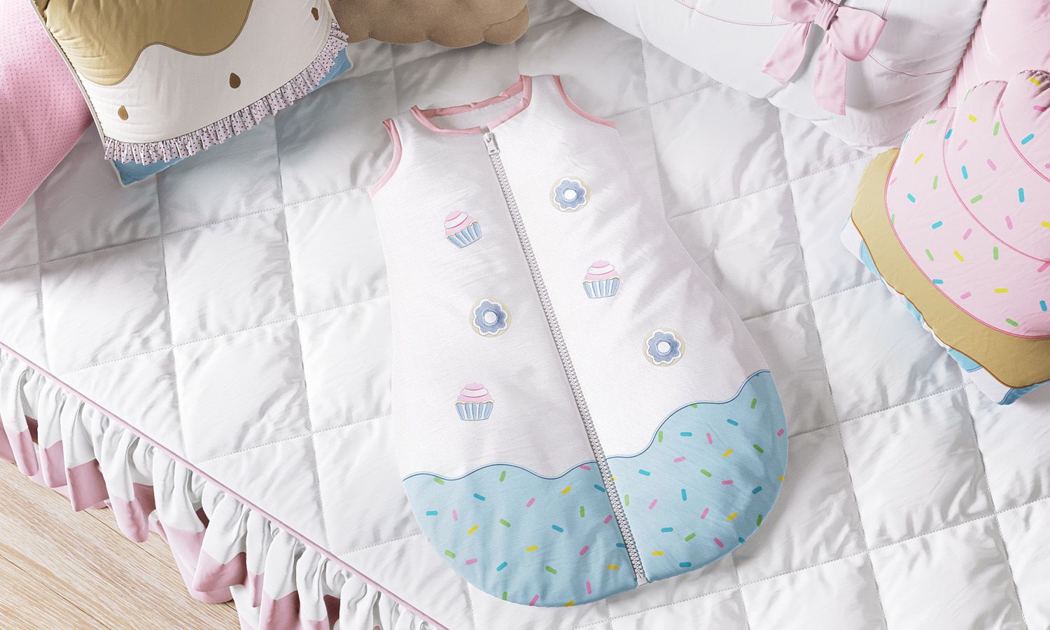 Porta Bebê com Zíper Doce Encanto