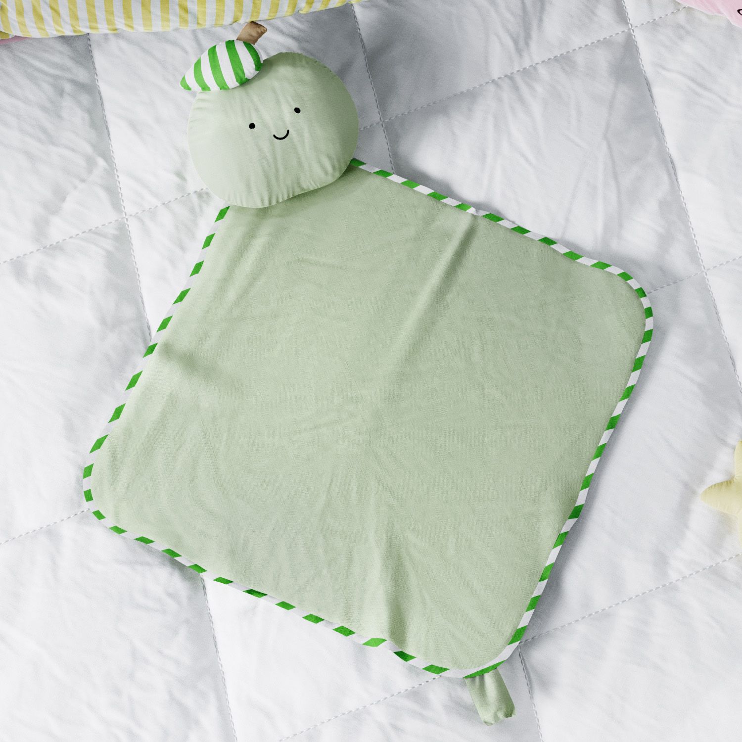 Naninha De Bebê Amiguinha Maçã Verde