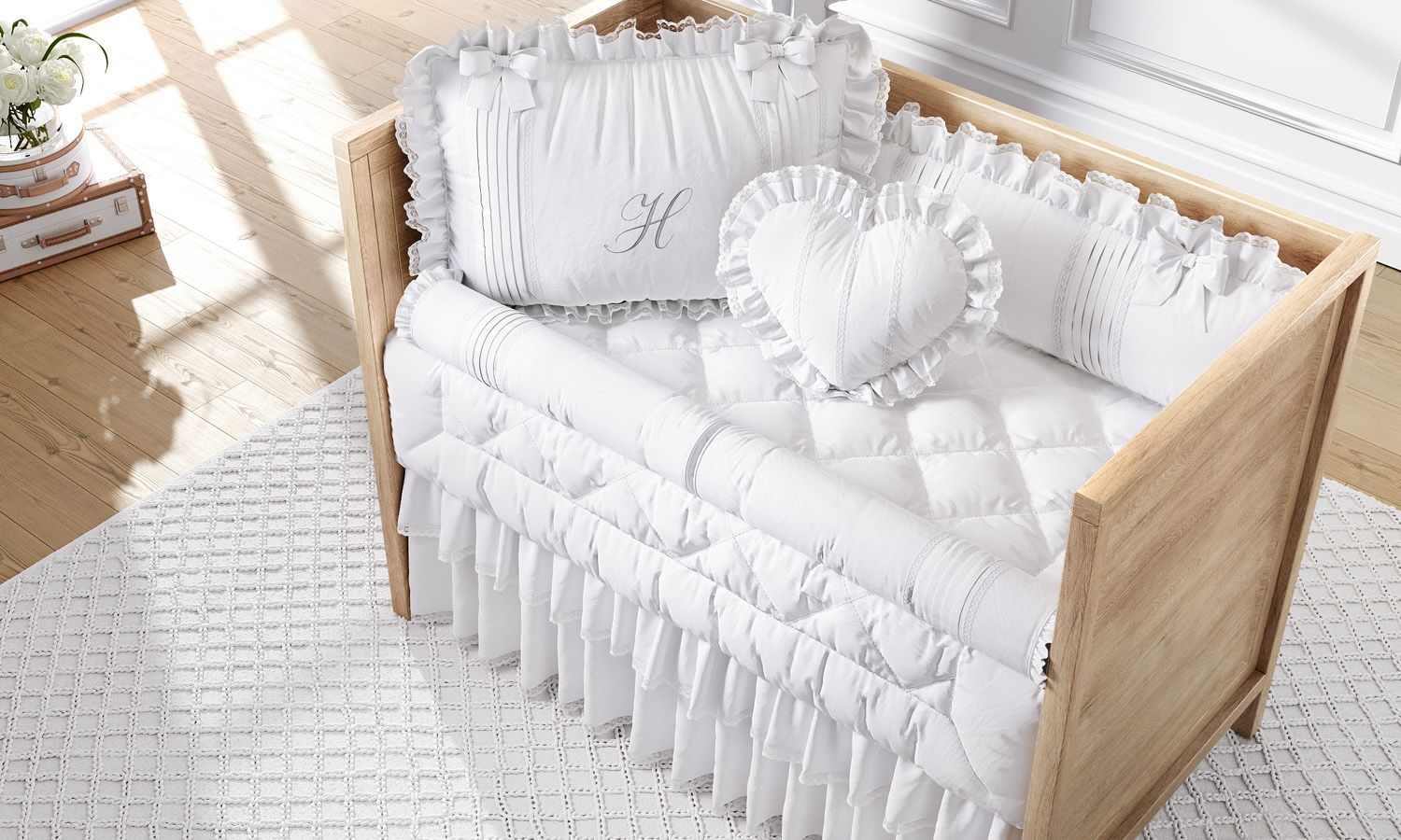 Kit Berço Sonho Provençal Personalizado