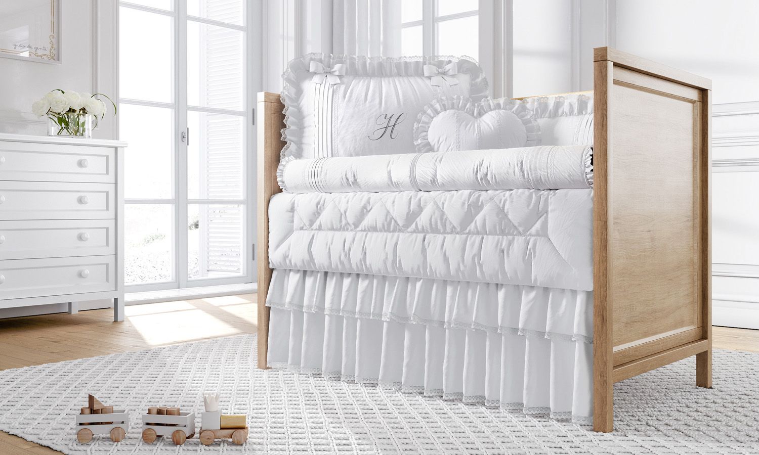 Kit Berço Sonho Provençal Personalizado