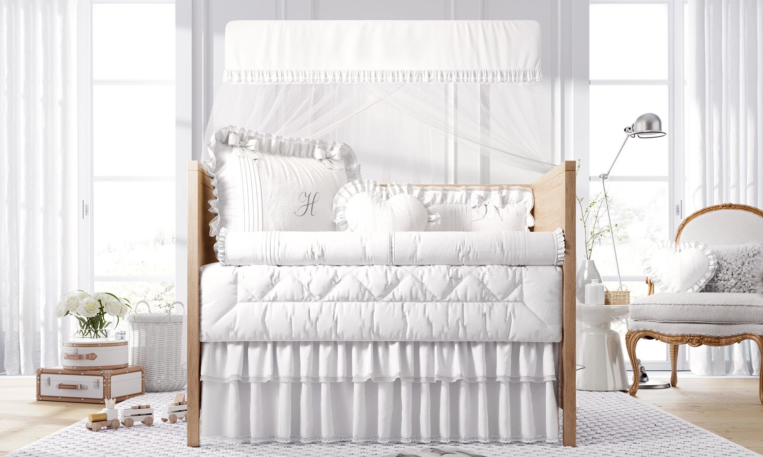 Kit Berço Sonho Provençal Personalizado