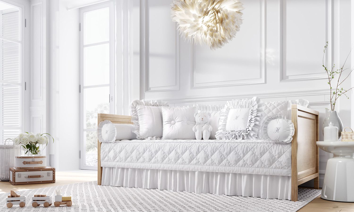 Kit Cama Babá Sonho Provençal Personalizado