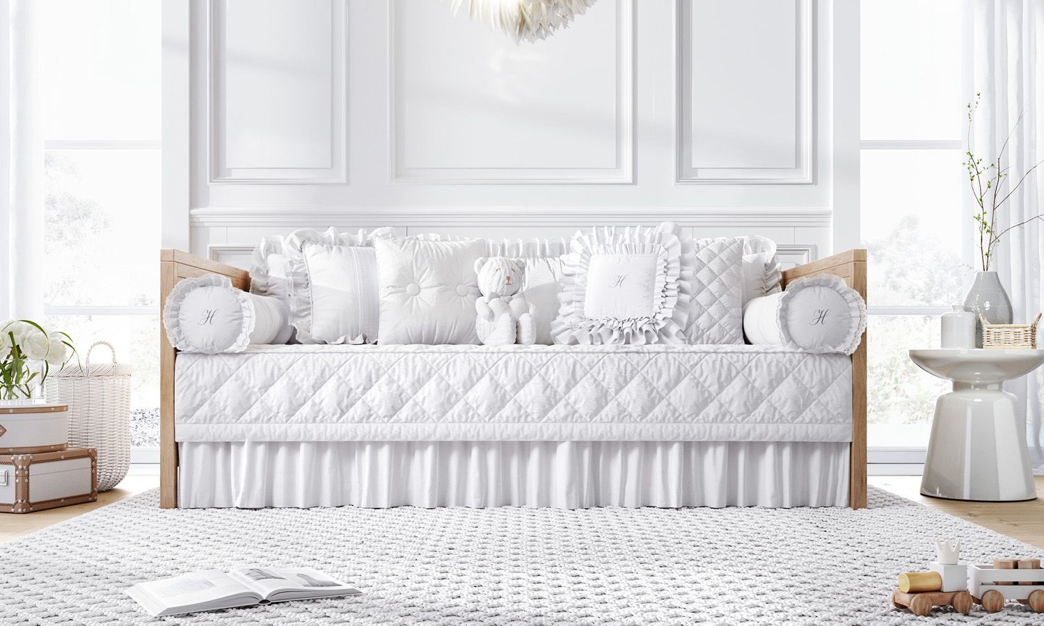 Kit Cama Babá Sonho Provençal Personalizado