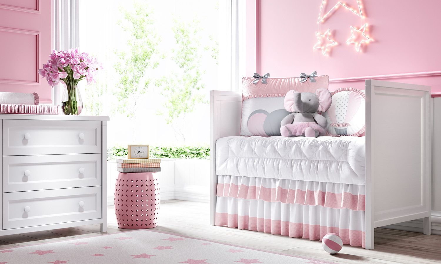 Kit Berço Elefantinha e o Balão