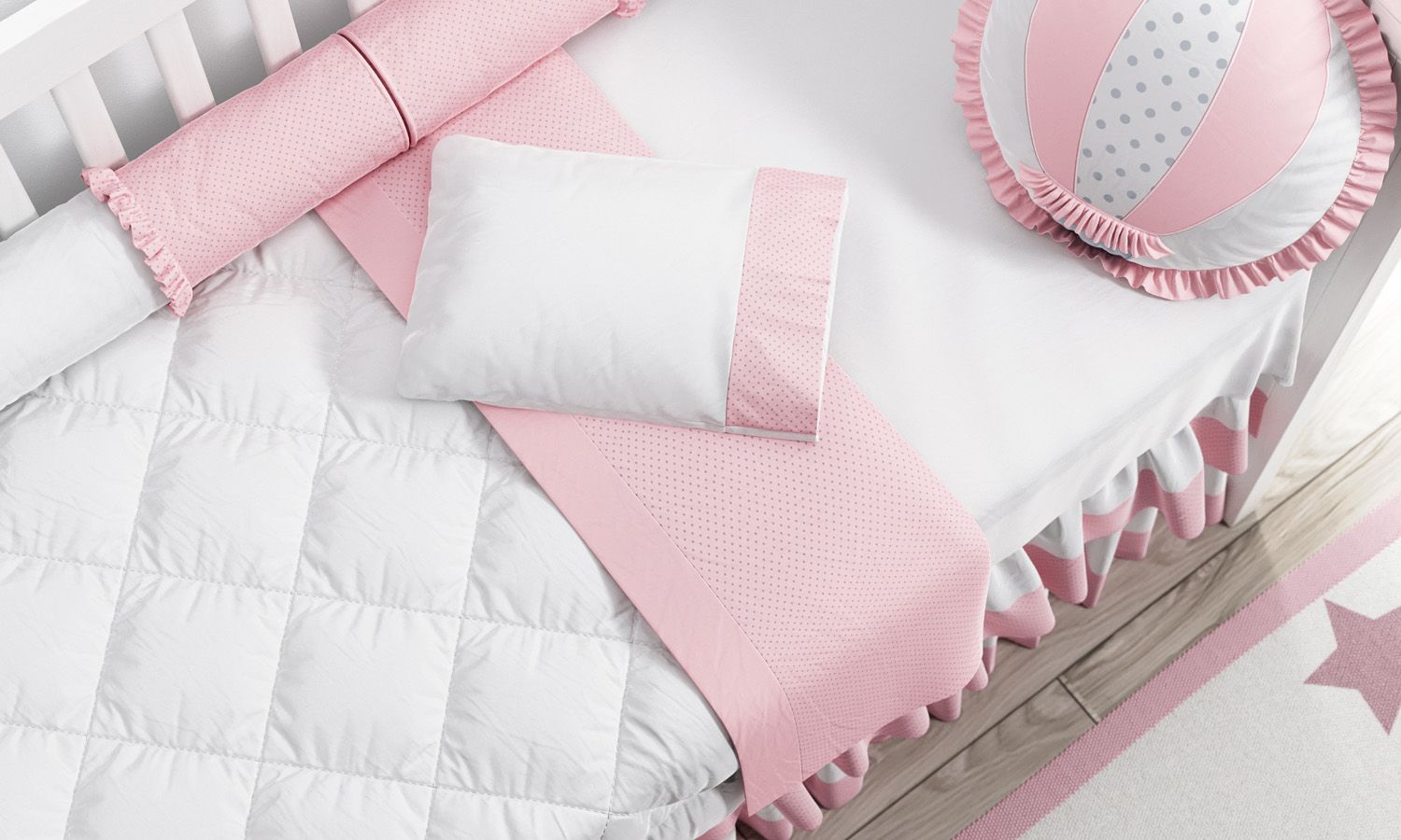 Kit Berço Elefantinha e o Balão