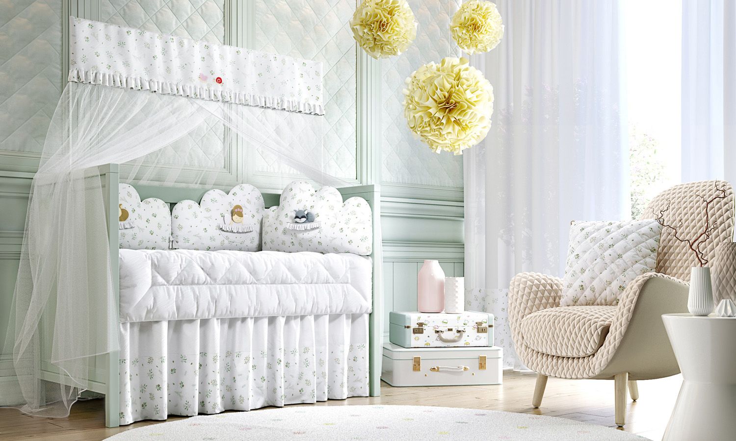 Kit Berço Bosque Encantado