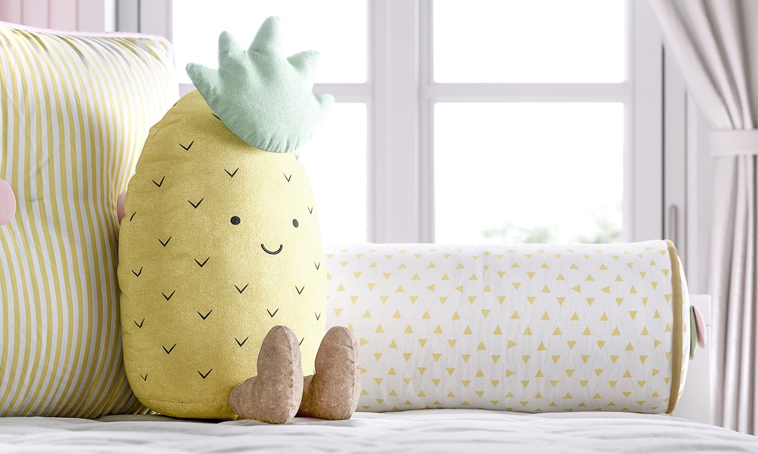 Almofada Amiguinho Abacaxi 30cm