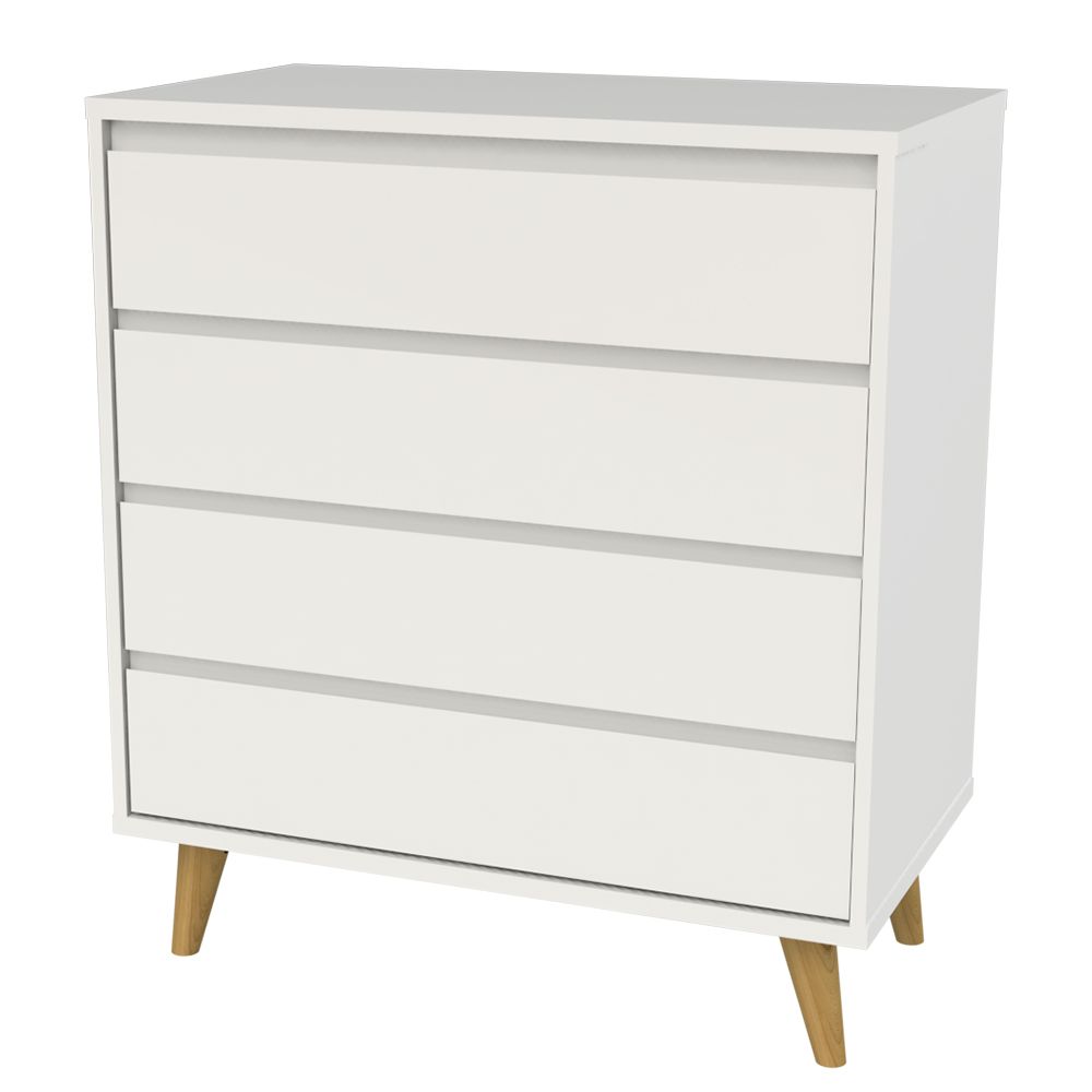Cômoda Infantil Branco Lorena Retrô