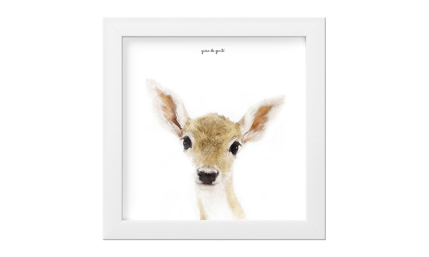 Quadro Infantil Cervo da Floresta 18cm