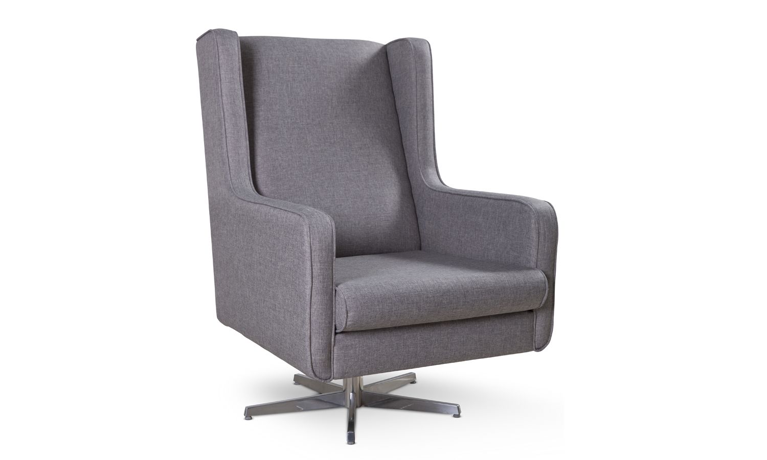 Poltrona Amamentação Nancy Balanço e Giratória Grafite