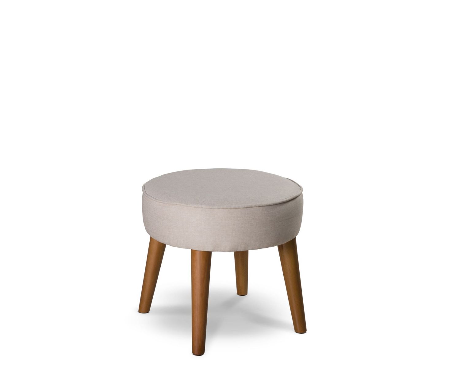 Puff Redondo Lille Retrô Grafite