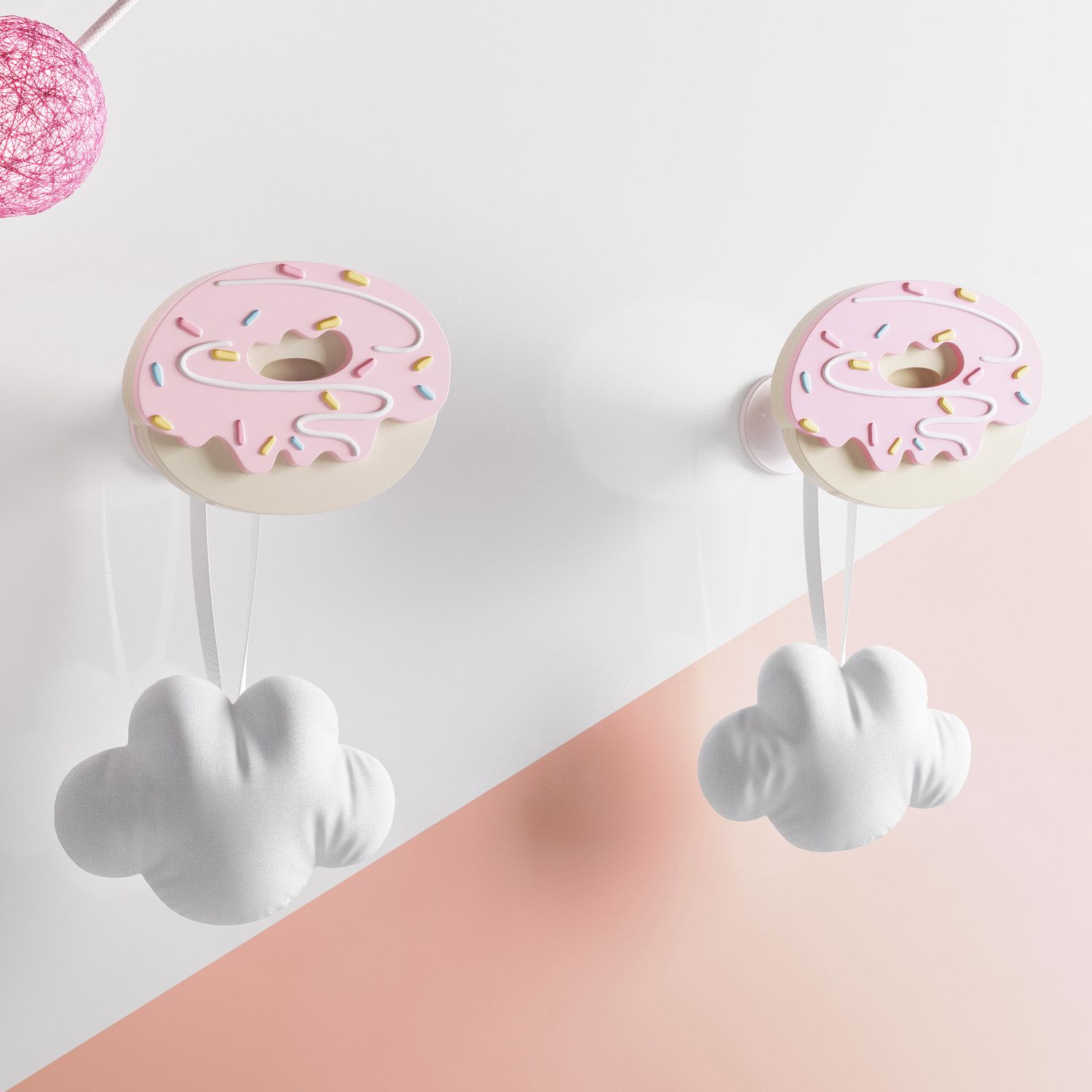 Cabideiros Donut Doce Encanto