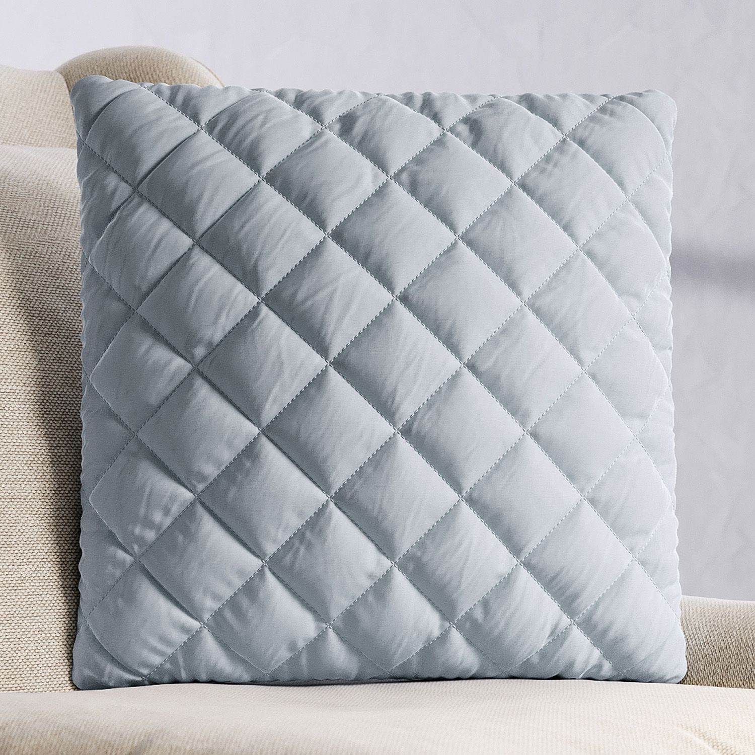 Almofada Quadrada Matelassê Rosa 38cm