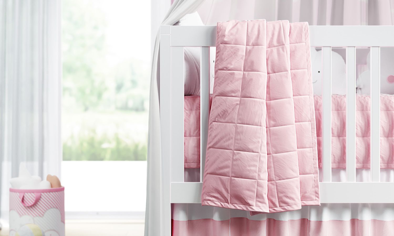 Kit Berço Amiguinhos Nuvem Azul