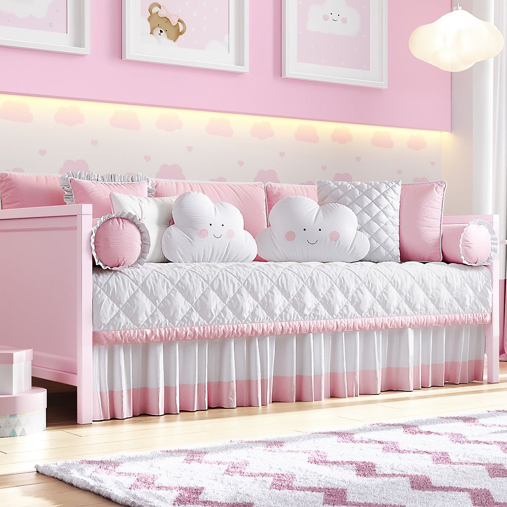 Kit Cama Babá Amiguinhos Nuvem Azul