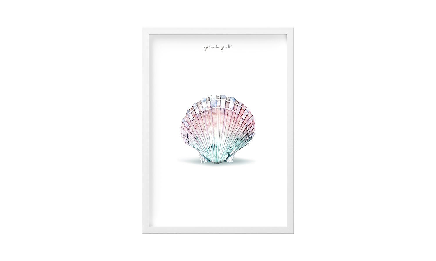Quadro Infantil Concha de Sereia 34cm