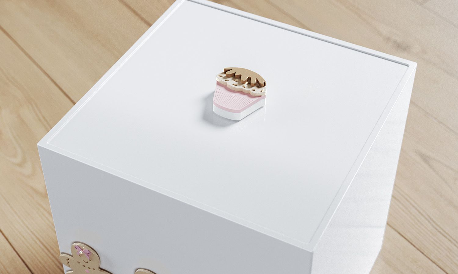 Lixeira Família Biscoitinho Doce Encanto