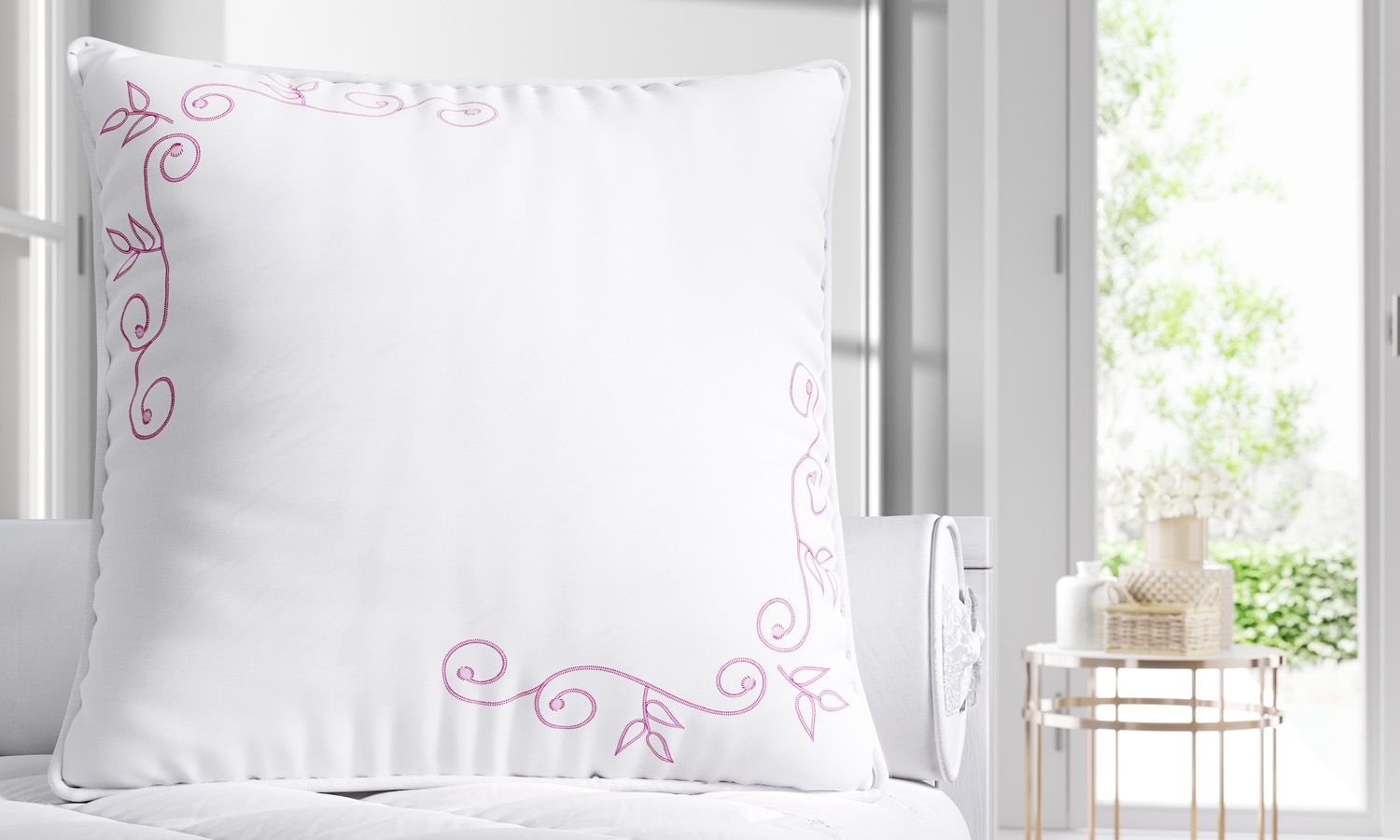 Almofada Quadrada Arabesque 45cm