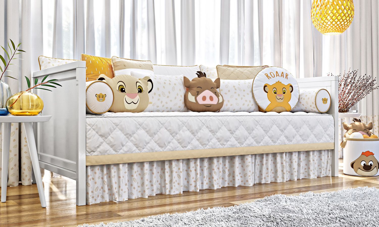 Kit Cama Babá Amiguinhos O Rei Leão