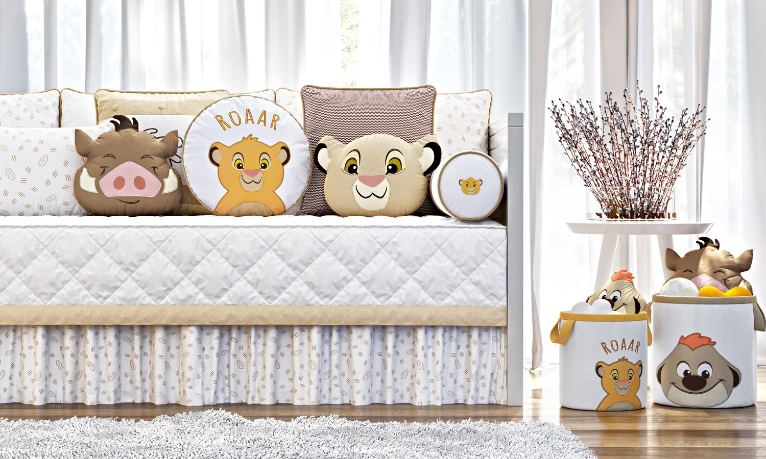 Kit Cama Babá Amiguinhos O Rei Leão