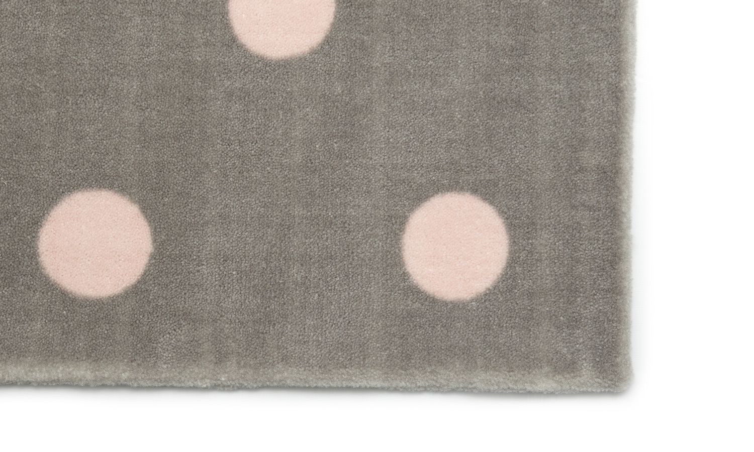 Tapete Retangular Bege Bolão Branco 1,50m