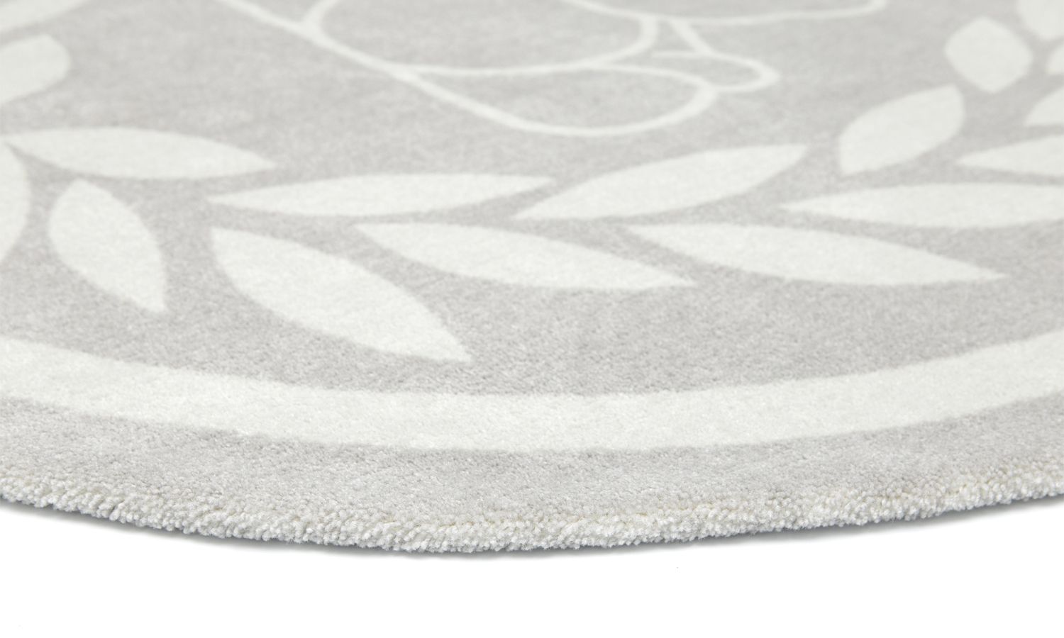 Tapete Redondo Urso Realeza Azul Marinho 1,60m