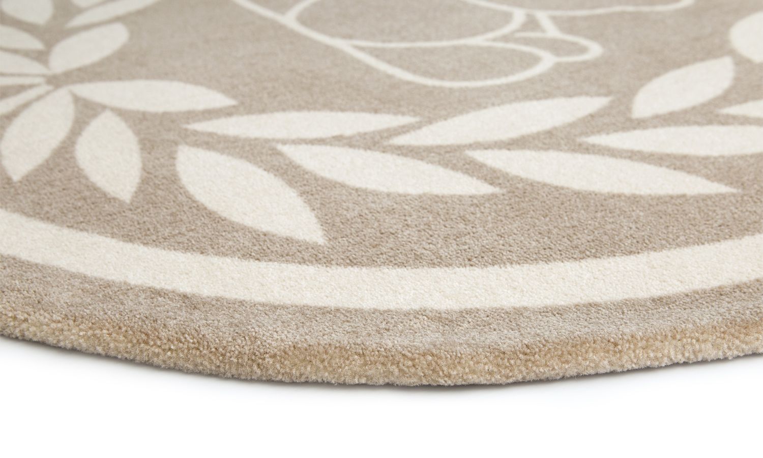 Tapete Redondo Urso Realeza Azul Marinho 1,60m