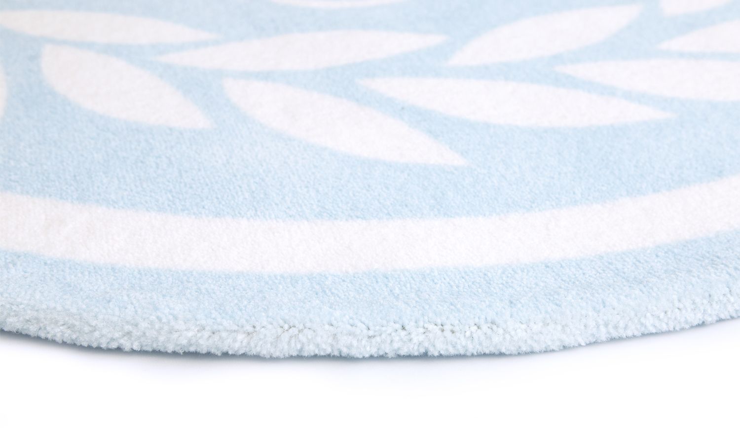 Tapete Redondo Urso Realeza Azul Marinho 1,60m