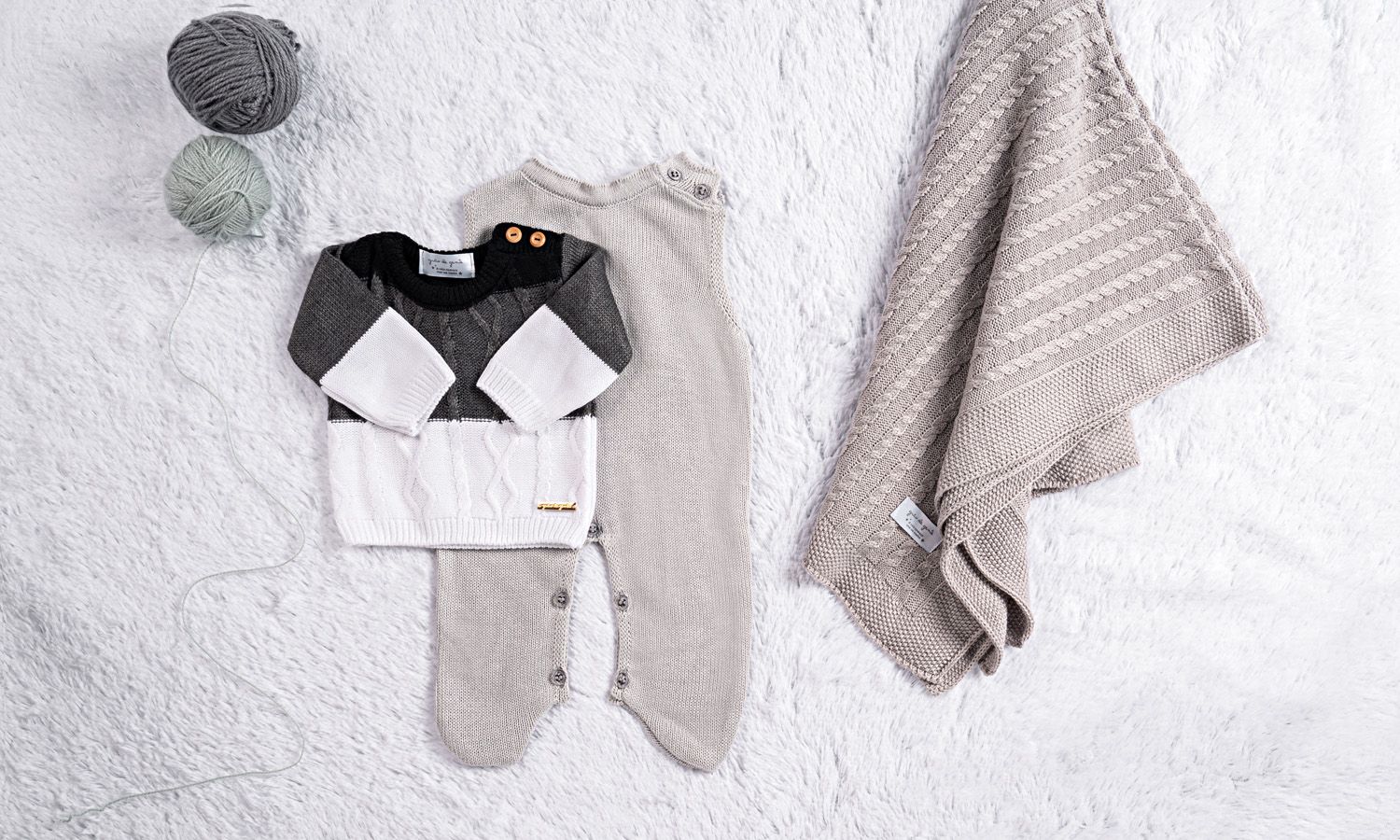 Saída Maternidade Tricot Trança Verde Napolitano 3 Peças