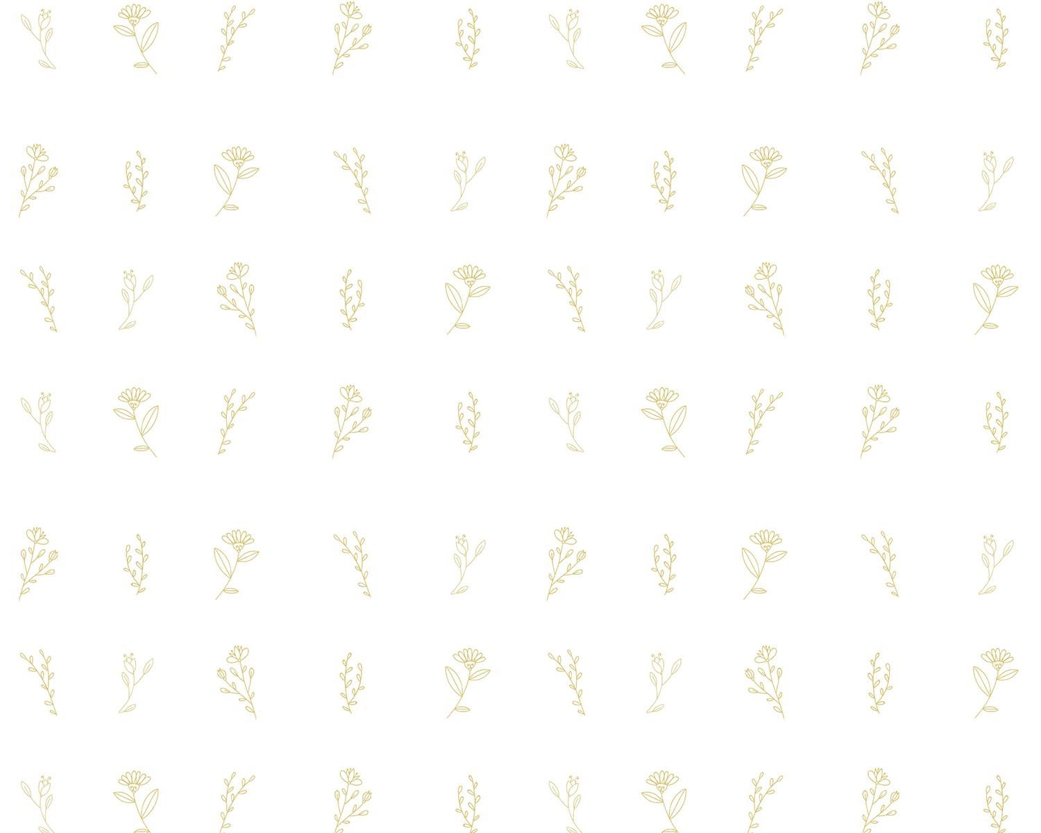 Papel de Parede Botanic Preto