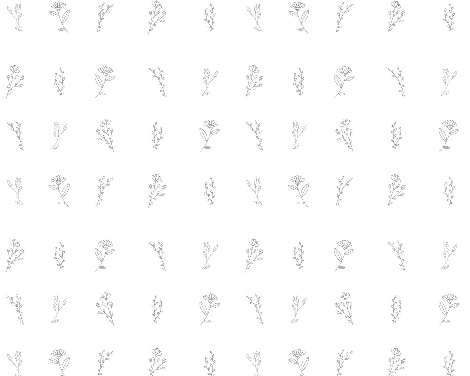 Papel de Parede Botanic Preto